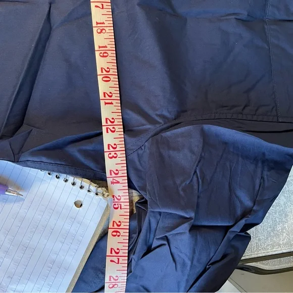 Coofandy Men's Navy Blue Shirt with Plaid Accents Sz L - Picture 6 of 9